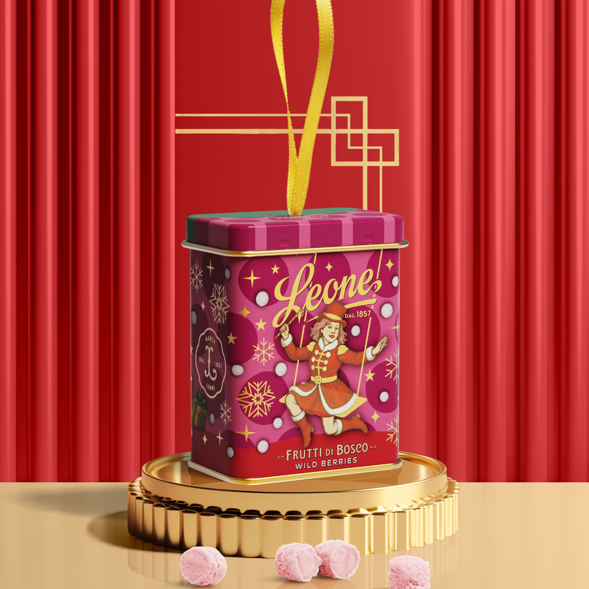 Boîte suspendable pastilles Cirque des Rêves