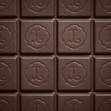Tablette de chocolat noir 70% avec billet JE PENSE À TOI